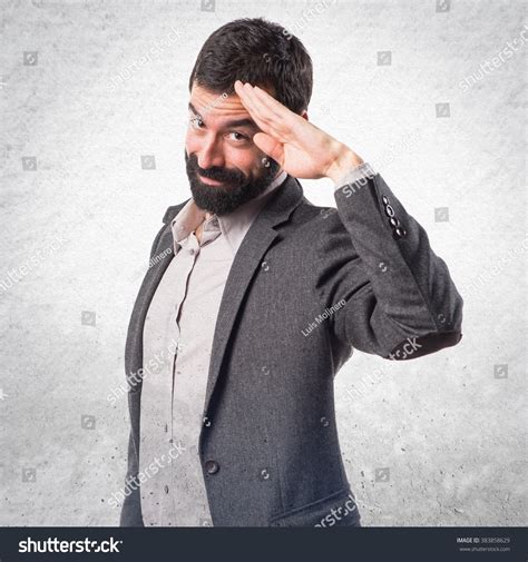 man saluting stock photo  shutterstock