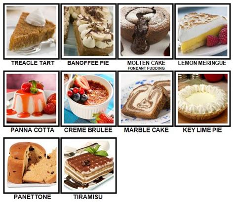 100 pics desserts level 61 70 answers 100 pics answers