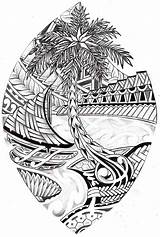 Maori Tattoo Tribal Samoan Hawaiian Guam Polynesian Tatouage Tatuaggi Tatuagem Tatuaggio Polynesien Insel Tatuagens Tongan Tiki Samoantattoos Diseños Tartaruga Tattoossandmore sketch template