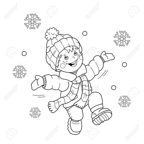 winter clothes coloring pages preschoolers book  kids