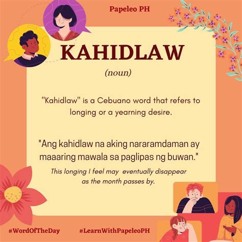 wordoftheday filipinowords philippinelanguage cebuano