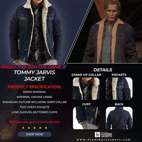 Tommy Jarvis Jacket From Friday The 13th The Game