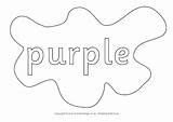 Purple Colouring Splats Coloring Pages Colour Activity 34kb 325px sketch template