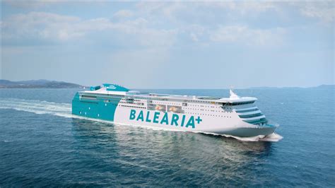 ferrybalear balearia firma la financiacion de su nuevo cruise ferry  una inversion de