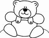 Bear Coloring Toy Just Wecoloringpage sketch template