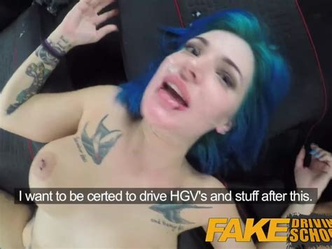 fake driving school anal sex and a facial finish ensures driving test pass free porn videos