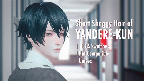 yandere kun short shaggy hair credits