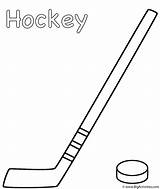 Hockey Stick Coloring Puck Sports Clipart Template Field Drawing Pages Ice Kids Print Sticks Printable Color Clip Sketch Book Activity sketch template