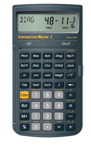 construction master pro calculator