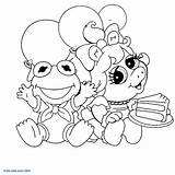 Muppet Fozzie Juguete Piggy sketch template