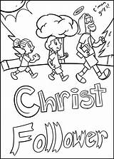 Christ Follower sketch template