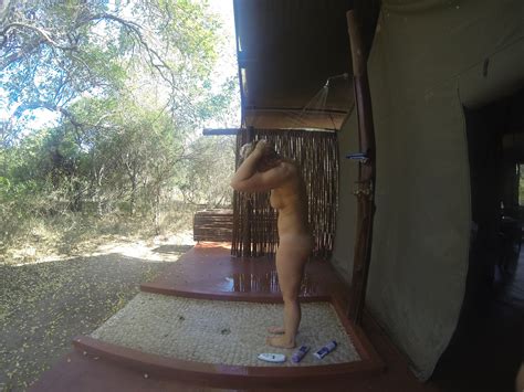 just some outdoor shower fun striptease on yuvutu homemade amateur porn movies and xxx sex videos