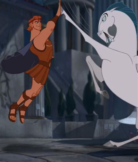 Hercules And Pegasus ~ Hercules 1997 Disney Animated