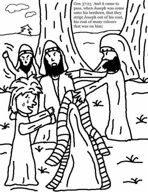 joseph   coat   colors coloring page coloring home