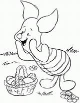 Winnie Pooh Easter Kangaroo sketch template