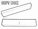Gift Box Coloring Jewelry sketch template