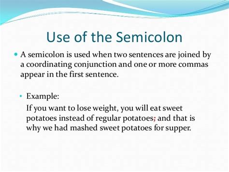 semicolon final