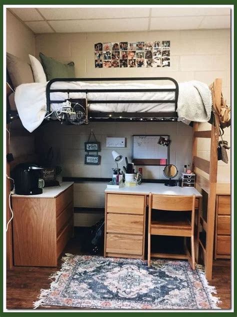 23 College Dorm Room Ideas For Lofted Beds Dormroomideas