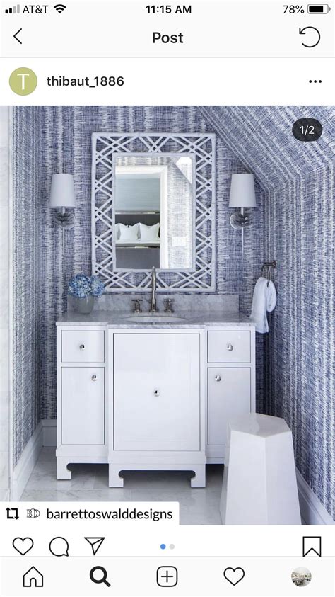 pin  vibrant hue designs    blue bathroom decor