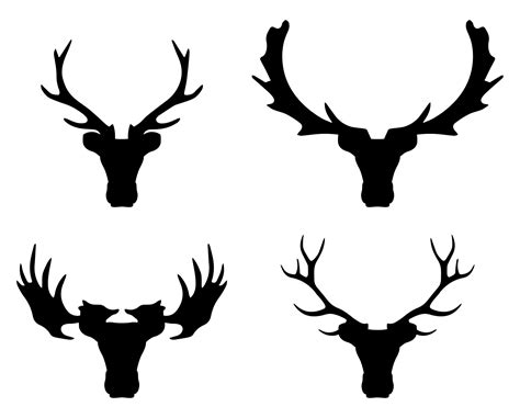 images  printable deer stencils deer head template