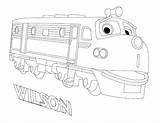 Chuggington Coloring Wilson Print sketch template