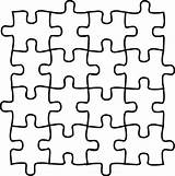 Puzzle Coloring Piece Puzzles Jigsaw Pages Learning Pieces Colouring Tools Kids Para Preschool Rompecabezas Piezas Template Blank 4x3 Autism Twelve sketch template