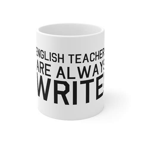english teachers   write mug  english teachers  etsy