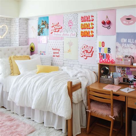 our new color palette 🌈 cool dorm rooms dorm room diy