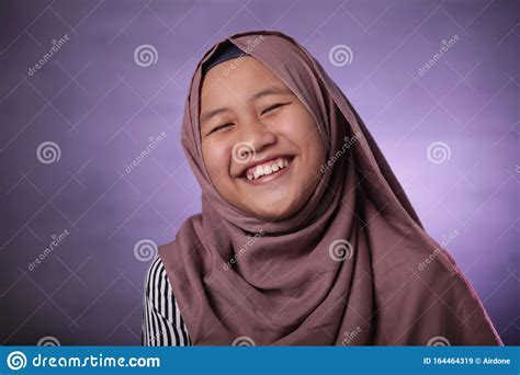 Happy Muslim Girl Stock Image Image Of Human Girl