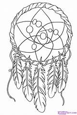 Dream Coloring Catcher Dreamcatcher Pages Drawing Native Catchers American Step Draw Drawings Printable Tattoo Color Colouring Adult Kids Print Easy sketch template