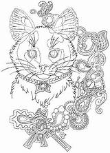 Coloring Calico Cat Pages Kleurplaten Getcolorings Printable sketch template