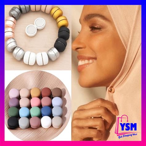 Jual Ysm Pin Magnet Hijab Anti Slip Magnet Bros Aksesoris Syal