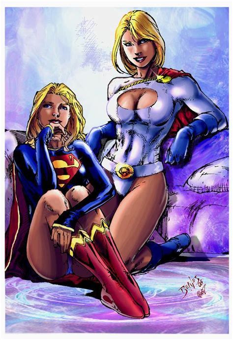 Image Super Girl And Power Girl  Superman Wiki