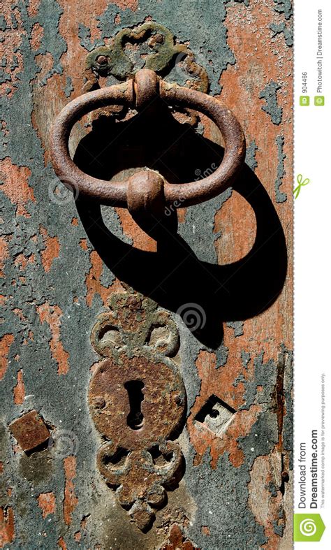 rusty lock stock photo image  gate rusty handle closed