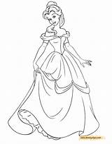Belle Coloring Pages Disneyclips Disney Princess Beast Beauty Gif Coloring2 Colouring Funstuff sketch template