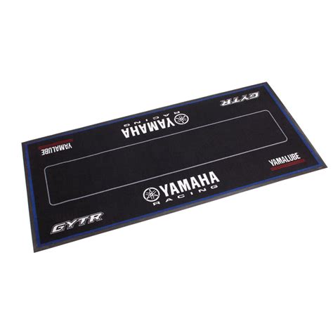 genuine yamaha yzf  yamaha racing pit mat black padgetts motorcycles