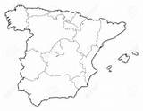 Spain Map Coloring Drawing Getdrawings sketch template