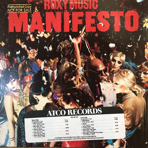 Roxy Music Manifesto