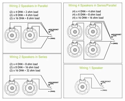 guitar speaker wiring diagrams guitar gear geek