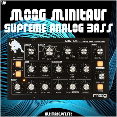 moog minitaur bundle analog bass ultimate preset