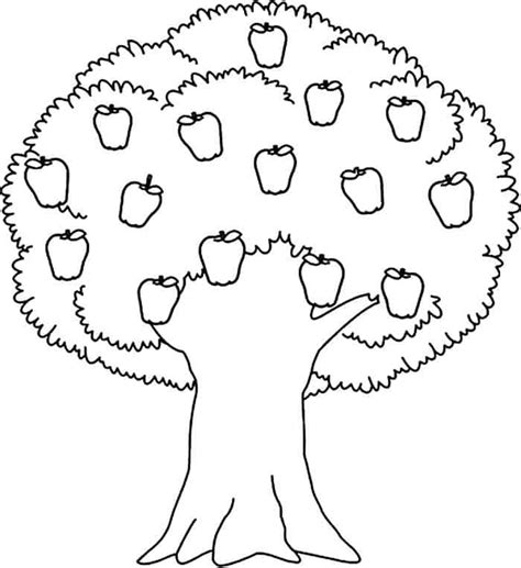 fall apple coloring pages tree coloring page apple coloring pages