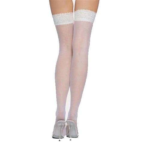 white lace stocking sock knee thigh high pantyhose aus