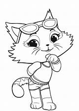 Gato Gatinho Kittens sketch template