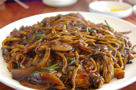 filekorean black bean noodle dish jaengban jajangmyeon jpg