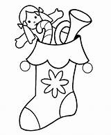Coloring Present Pages Popular Christmas sketch template