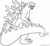 Godzilla Coloring Pages Fire Printable Space Set Gigan Color Monster Vs Print Getdrawings Butterfly Getcolorings Colouring sketch template