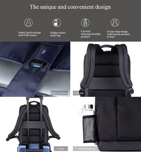 xiaomi classic business backpack waterproof laptop backpack backpacks classic