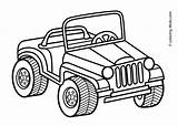 Colorir Transportation Veiculo Vehicles Jungle Malvorlagen Wrangler sketch template