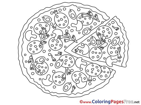 playful pizza activities  kids socal field trips sketch coloring page