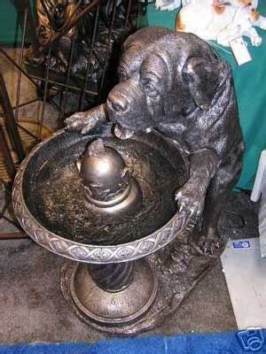 mastiff bullmastif standing dog fountain water feature